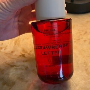 Phlur Strawberry Letter Eau de Parfum 8 FL.OZ New Smells Great!